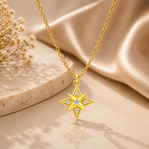 Ella Silver Star Necklace