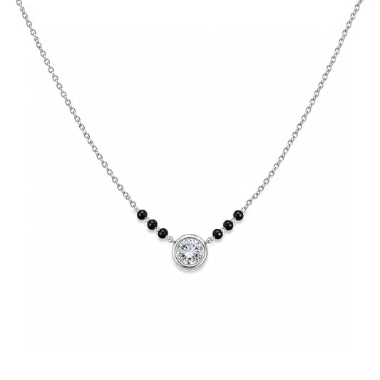 Cova Silver Mangalsutra