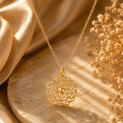 June Silver Pendant