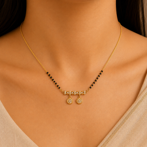 Gaya Silver Mangalsutra