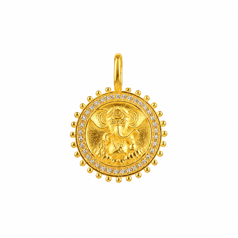 Kane Silver Ganesh Pendant