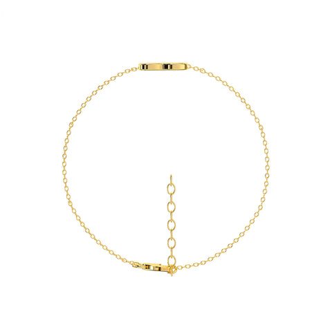 Euni Silver Heart Bracelet