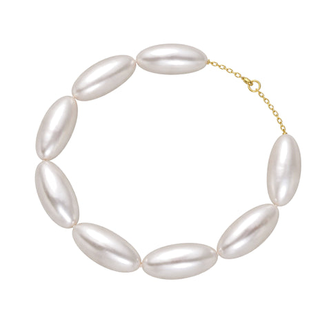 Zeni Silver Pearl Bracelets