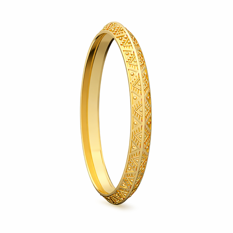 Ruby Silver Elegant Bangle