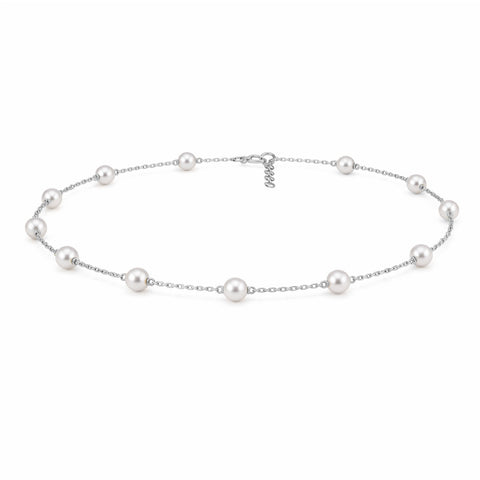 Mavi Silver Pearl Anklet