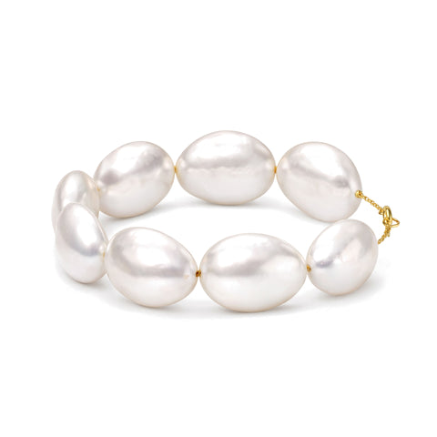 Zeni Silver Pearl Bracelets