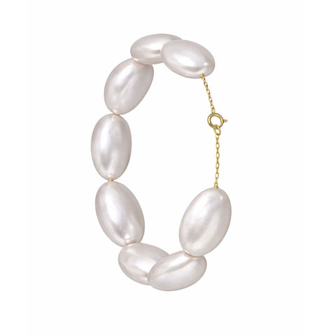 Zeni Silver Pearl Bracelets