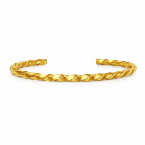 Ruby Silver Bangle Bracelet