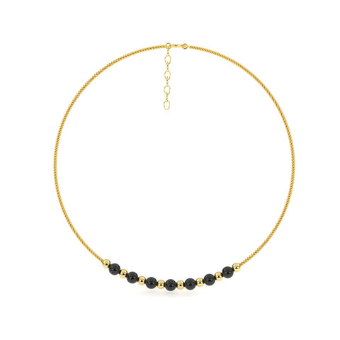 Rova Silver Beads Anklet