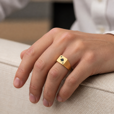 Joel Silver Ace Adjustable Ring