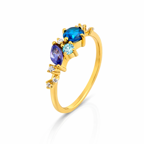 Tia Silver Adjustable Ring