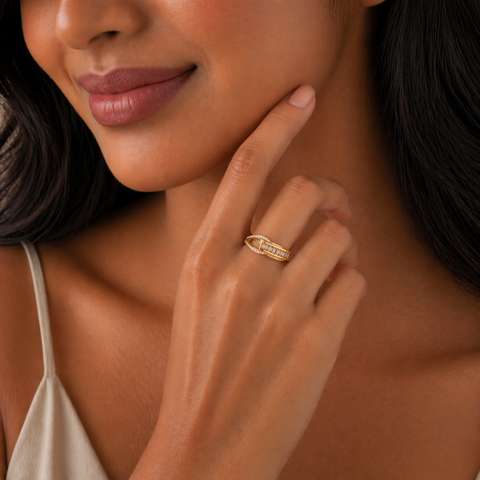 Kira Silver Adjustable Ring