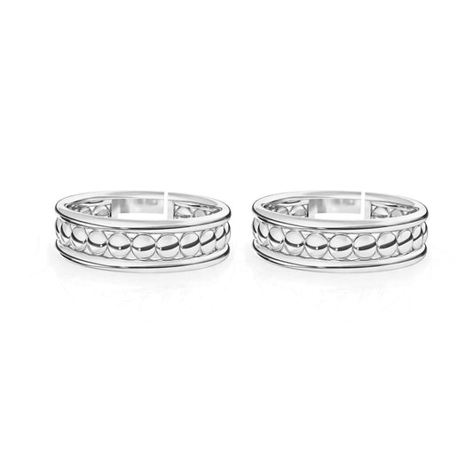 Kalra Silver Toe Ring