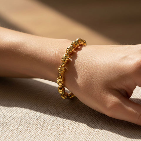 Jude Silver Bangle Bracelet
