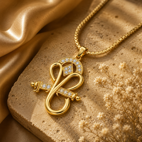 Drix Silver Ganesh Necklace
