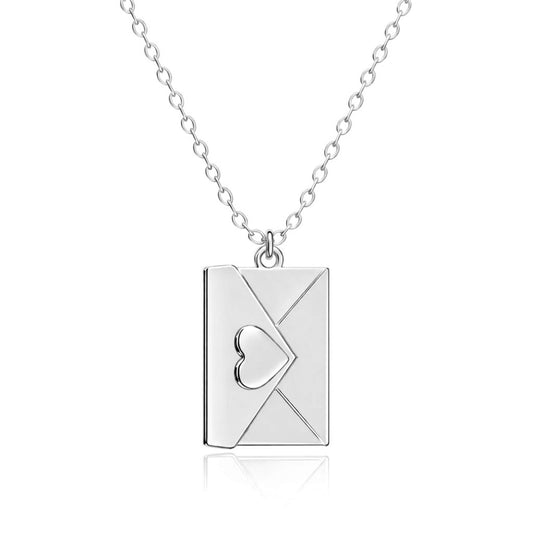 Rela Silver Heart Necklace
