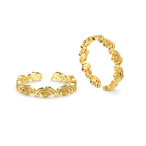 Cyna Silver Toe Ring