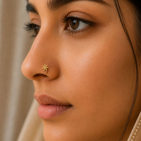 Alra Silver Nose Pin