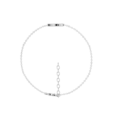 Euni Silver Heart Bracelet