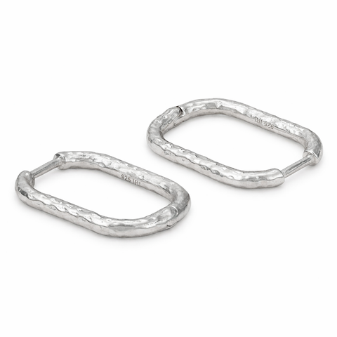 Ira Silver Huggies Earrings