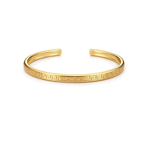 Mack Silver Bangle Bracelet