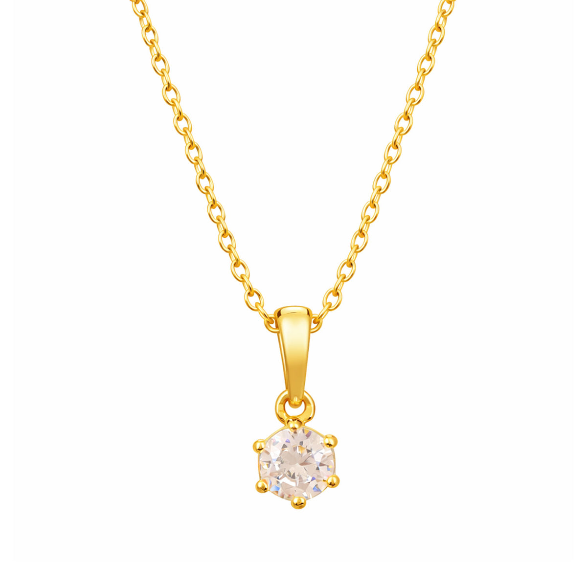Kate Silver Diamond Necklace