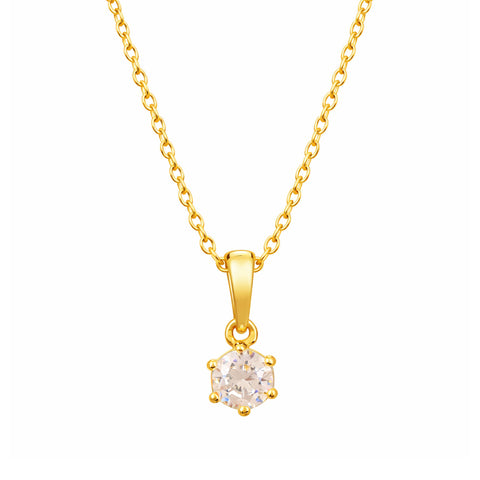 Kate Silver Diamond Necklace