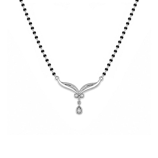 Aiko Silver Mangalsutra