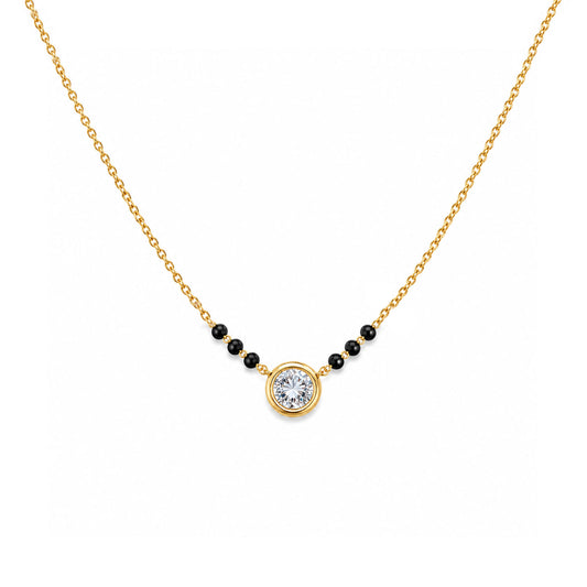 Cova Silver Mangalsutra