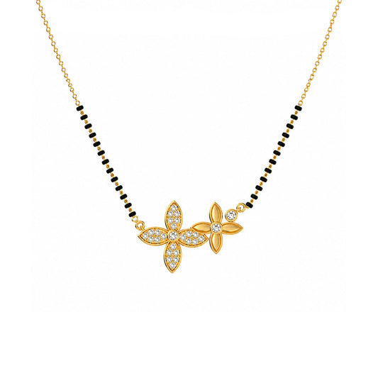 Lila Silver Mangalsutra