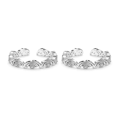 Cyna Silver Toe Ring