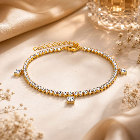 Alia Silver Zirconia Bracelets