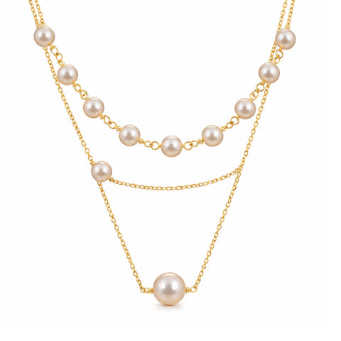 Seya Silver Pearl Necklace