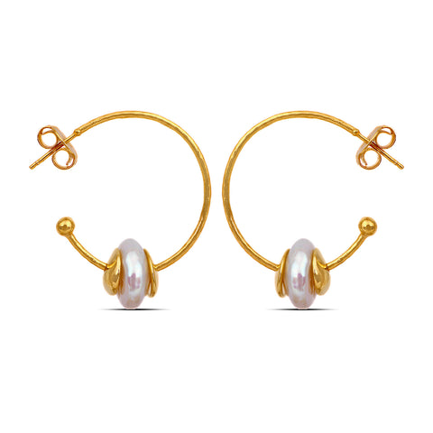 Juno Sterling Silver Elegant Huggies Earrings