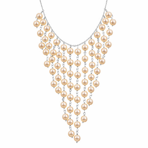 Fyn Silver Pearl Necklace