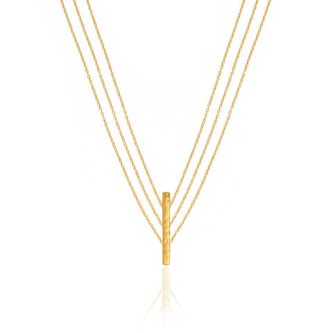 Ria Silver Leyer Necklace