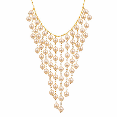Fyn Silver Pearl Necklace
