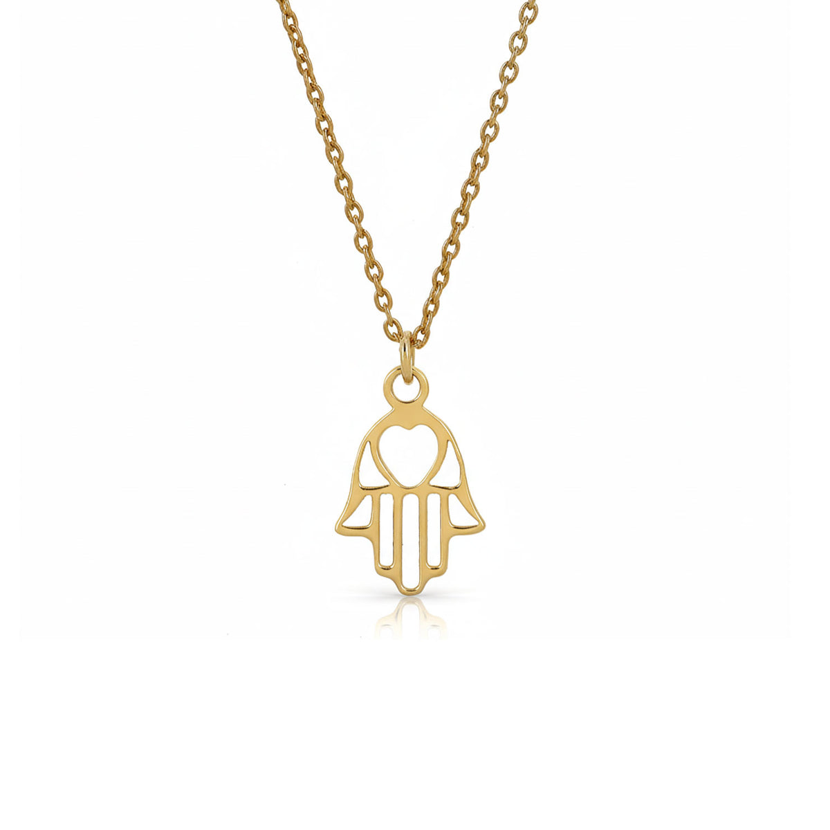 Zoe Silver Hamsa Necklace