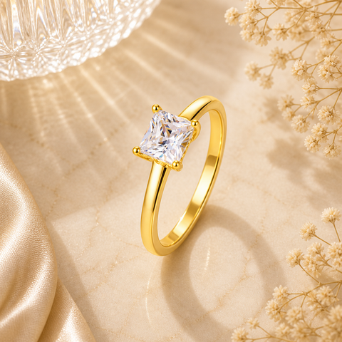 Piya Silver Diamond Adjustable Ring