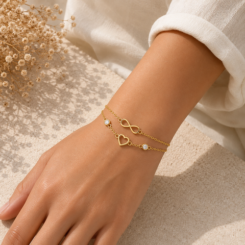 Yuna Silver Zirconia Bracelet