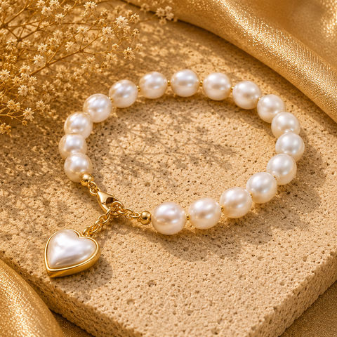 Ella Silver Pearl Bracelets