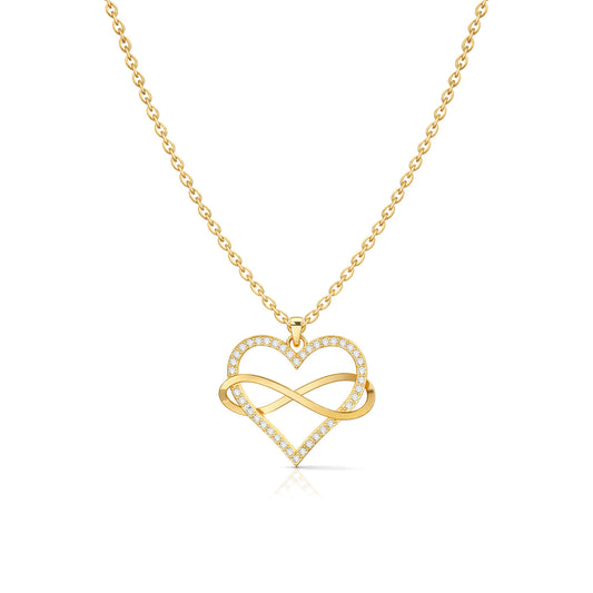 Lyra Silver Zirconia Necklace