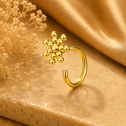 Alra Silver Nose Pin