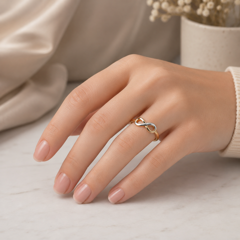Ariel Two Tone Adjustable Ring