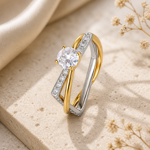 Elia Two Tone Ring