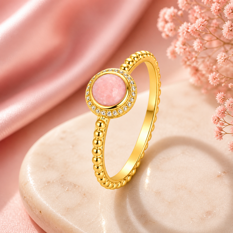 Toi Silver Quartz Adjustable Ring