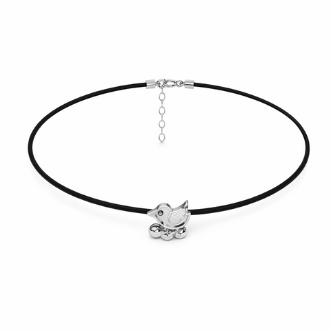 Qora Silver Bird Anklet