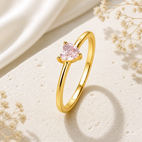 Evi Silver Diamond Adjustable Ring