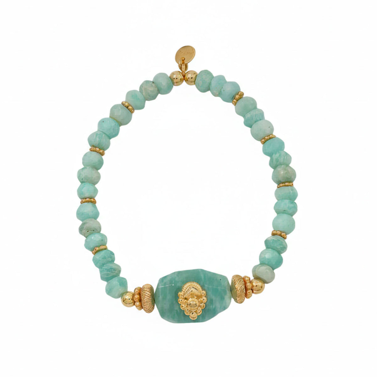 Aria Silver Amazonite Bracelets