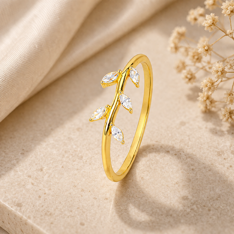 Qira Zirconia Adjustable Ring